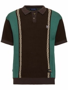 DEVA STATES Chain Jacquard Knit S/s Polo Shirt