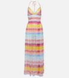 Missoni Mare Zig-zag halterneck maxi dress