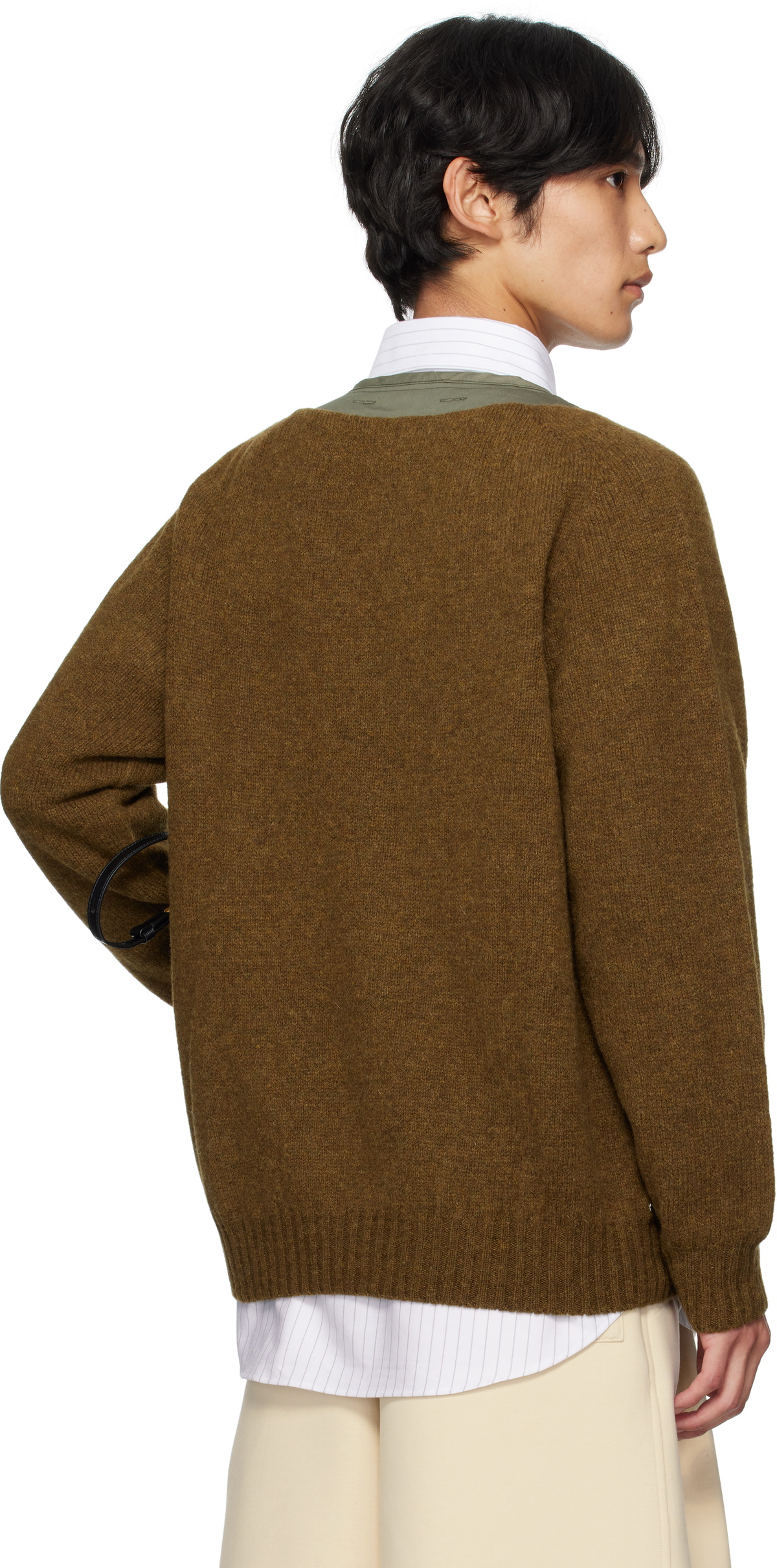 Bless Brown & Green N°80 Liningknitter Cardigan Jacket