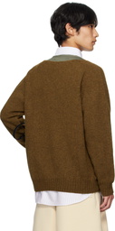 Bless Brown & Green N°80 Liningknitter Cardigan Jacket