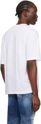 Dsquared2 White Loose Fit T-Shirt