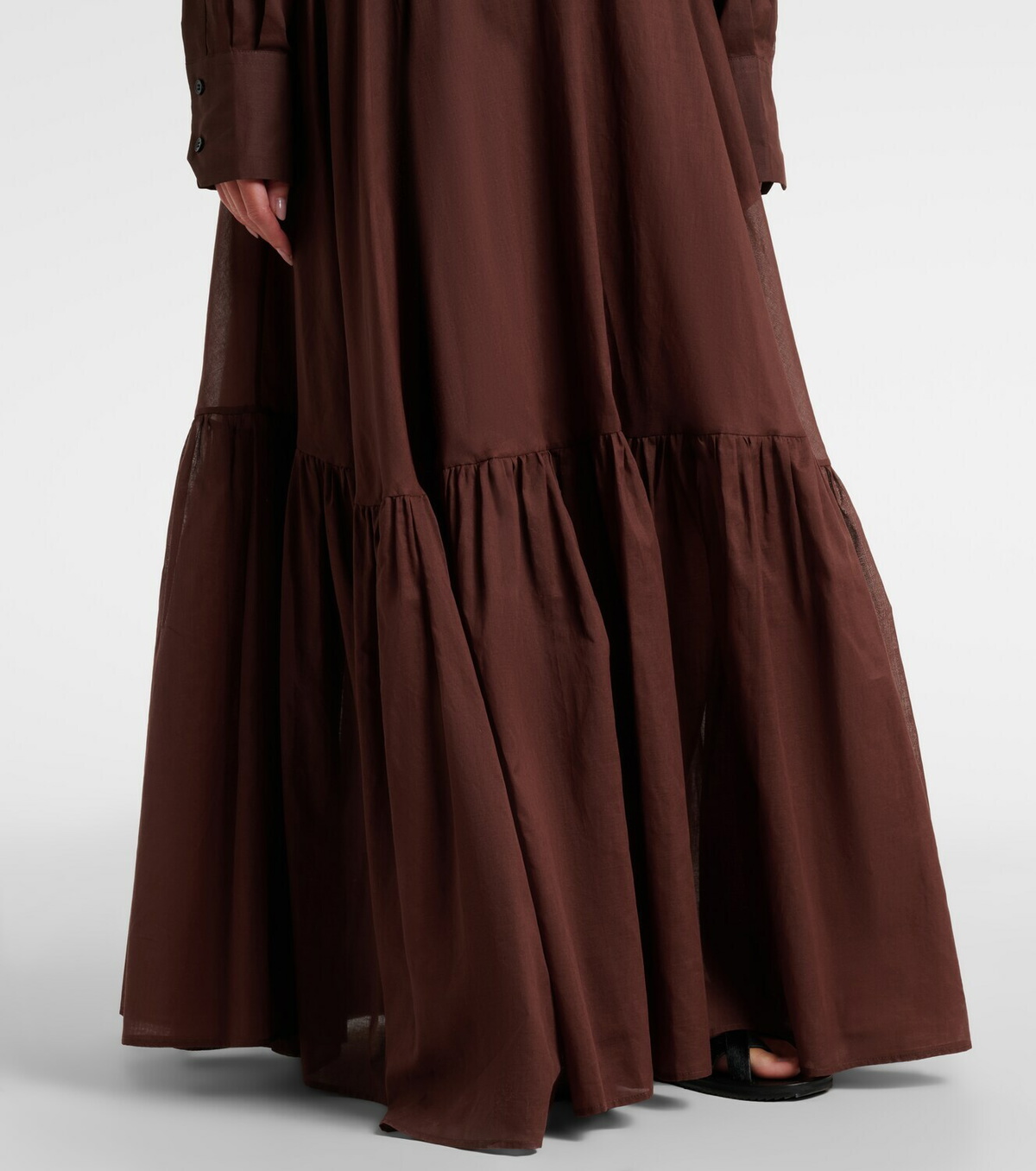 Plan C Cotton organza maxi skirt