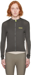 PEdALED Gray Road Cycling Long Sleeve T-Shirt
