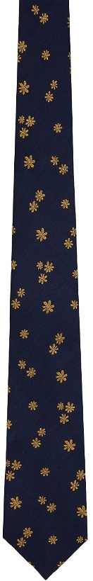 Photo: Paul Smith Navy Floral Tie