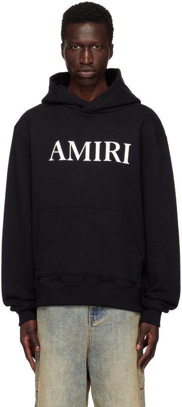 Photo: AMIRI Black Core Logo Hoodie