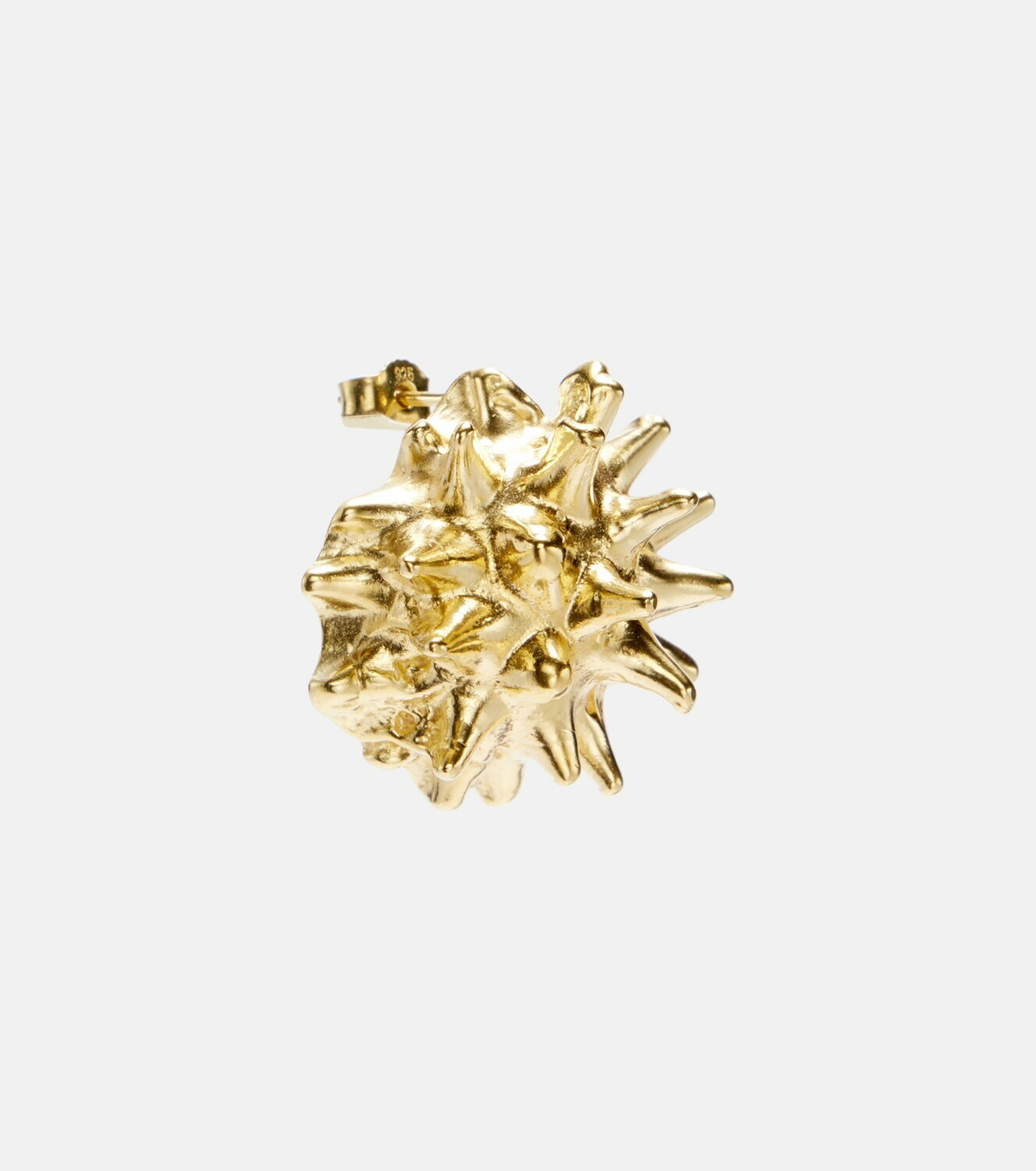 Ysso Sea Urchin 24kt gold-plated earrings