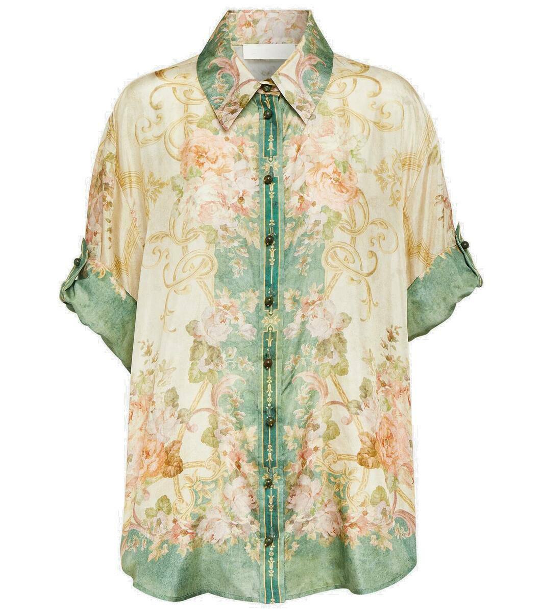 Zimmermann August printed silk shirt Zimmermann