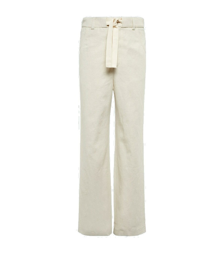 Photo: Nanushka - Tymeo cotton and linen twill pants