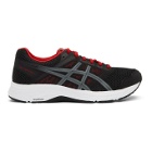 Asics Black and Red Gel-Contend 5 Sneakers