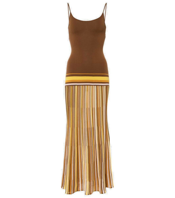Photo: Faithfull Citara striped cotton-blend maxi dress