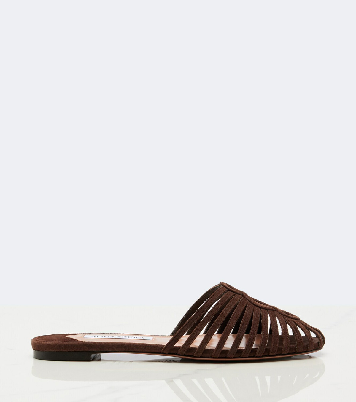 Aquazzura Sweet Surrender suede mules