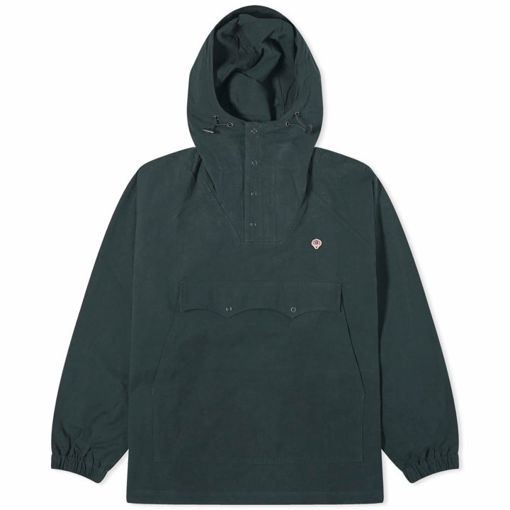 Photo: Anglan Men's Advance Wappen String Anorak in Forest Green 