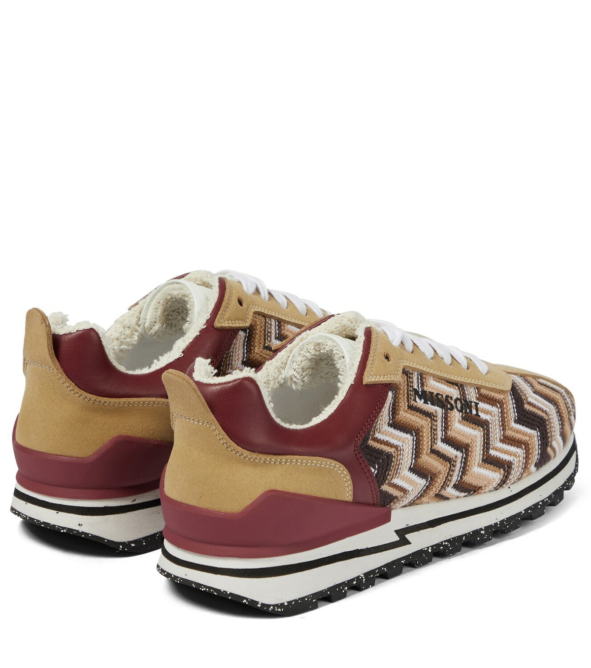 Missoni - Zig-zag knit sneakers