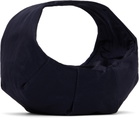 Ruohan Navy Mini Moon Bag