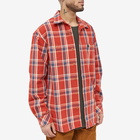 Nudie Jeans Co Men's Nudie Jeans Filip Basket Plaid Check Shirt in Red