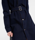 Burberry Belted denim shirt dress