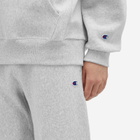 Champion Men's Classic Cuffed Sweat Pants in Grey Marl