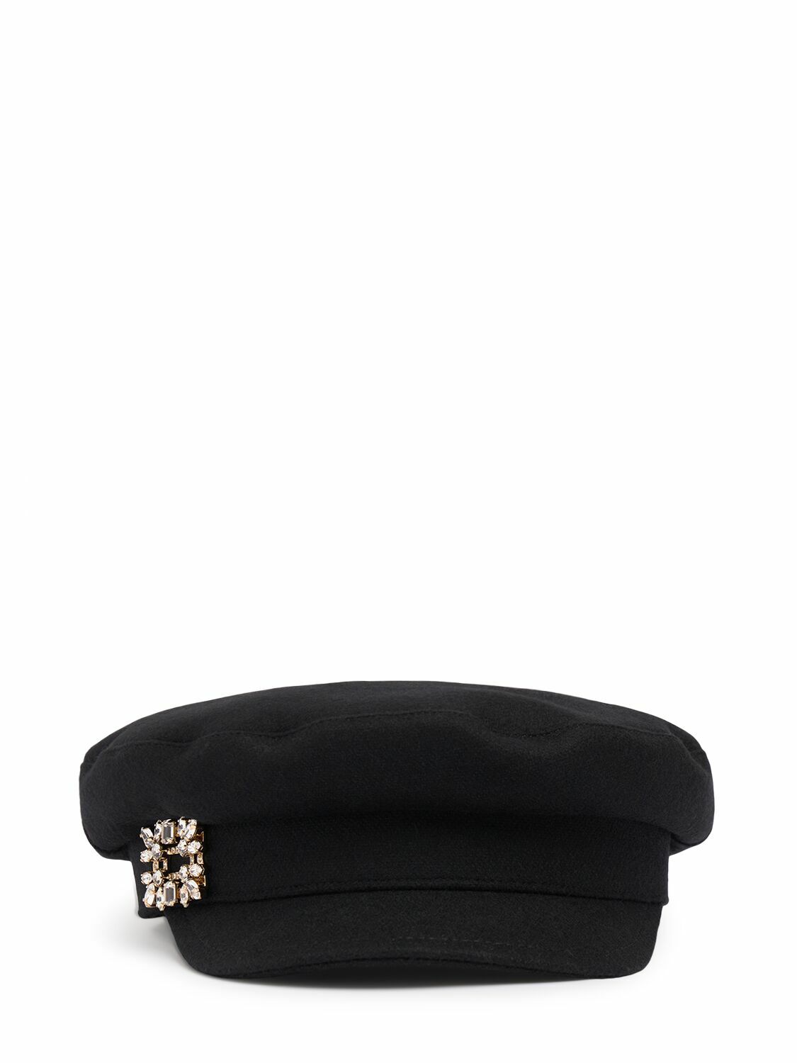 Roger Vivier Rv Broche Extra Rafia Hat Roger Vivier
