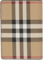 Burberry Beige Vintage Check Bifold Wallet