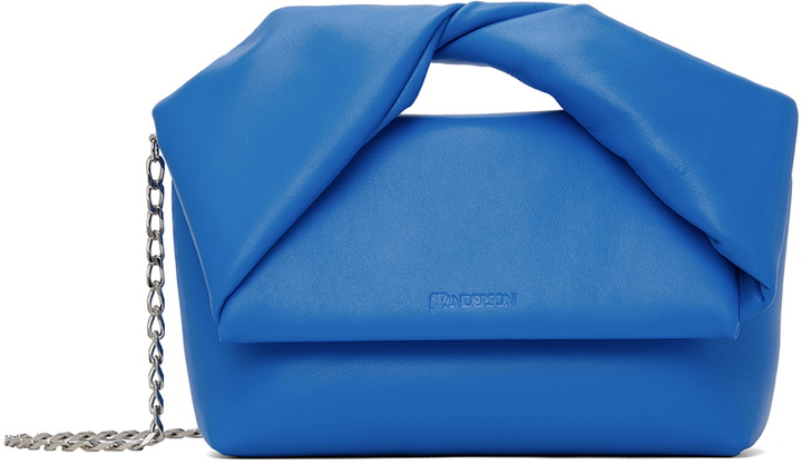 Photo: JW Anderson Blue Medium Twister Leather Top Handle Bag