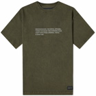 Neighborhood Men's Pigment Dyed T-Shirt in Olive Drab