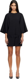 MM6 Maison Margiela Black Belted Minidress