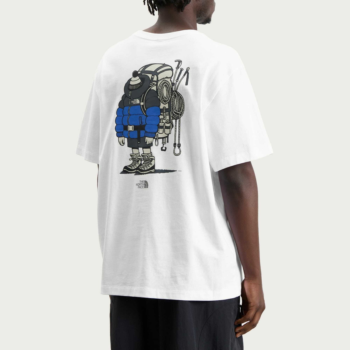 The North Face Men's Gear Up Get Out Relaxed T-Shirt in Tnf White