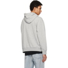 MM6 Maison Margiela Gray Spray Print Hoodie