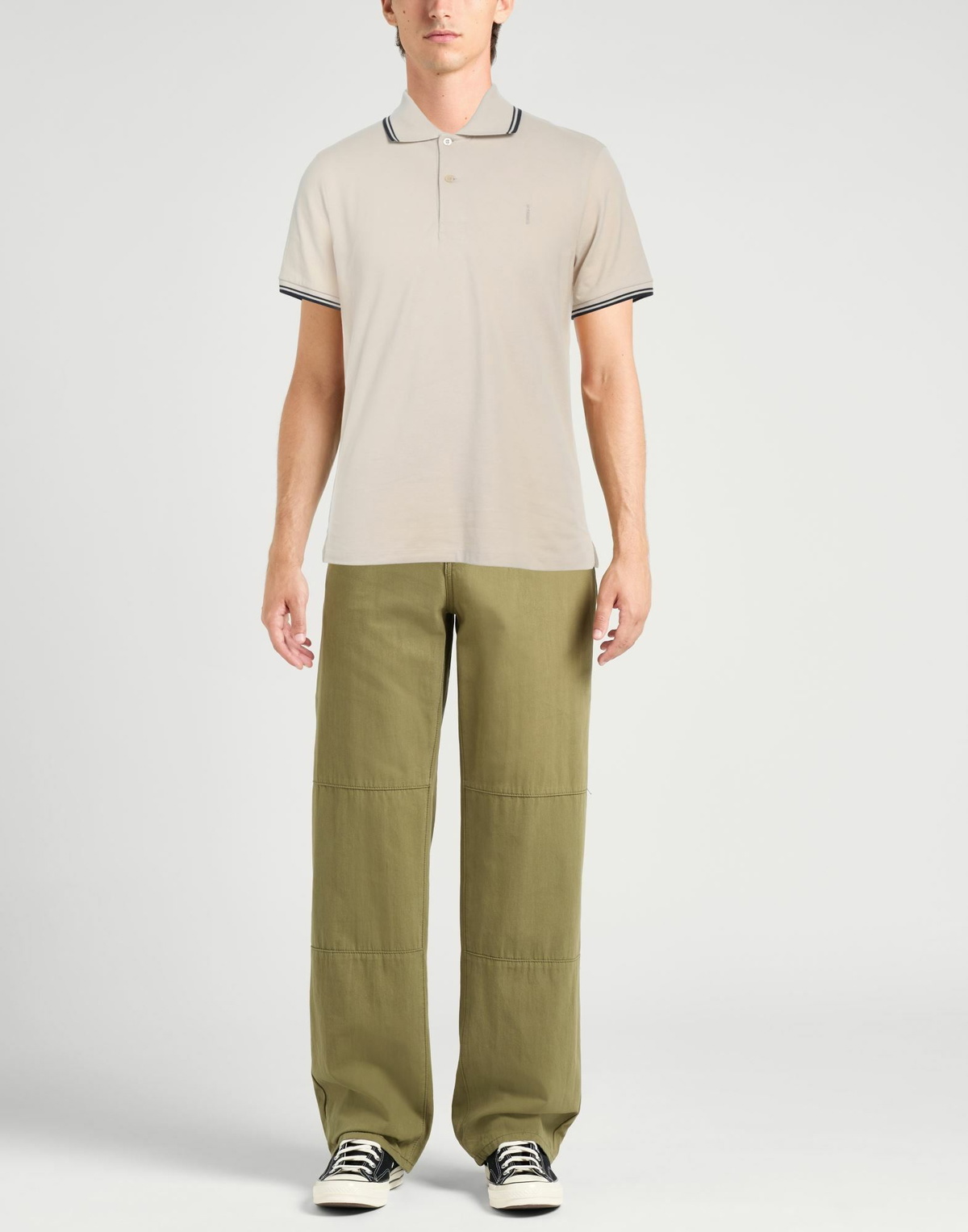 Sandro Mens Polo shirt in Beige