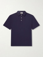 Altea - Greg Cotton-Blend Piqué Polo Shirt - Blue