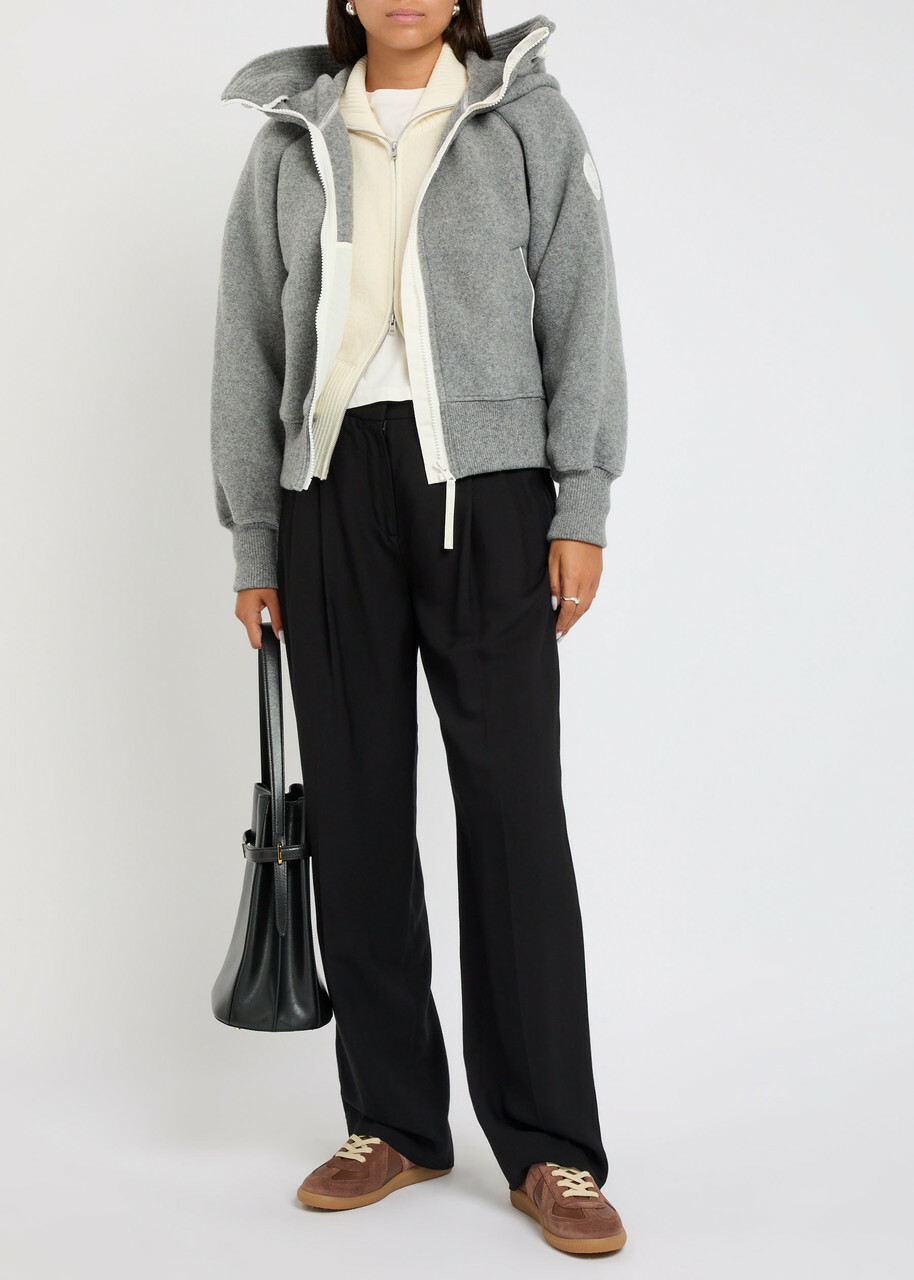 Canada Goose Sauble Alpaca-blend Cardigan Cream