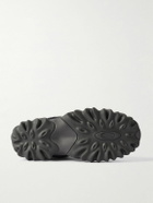 Oakley Factory - Edge Mesh, Canvas and Rubber-Trimmed Brushed-Suede Boots - Blue