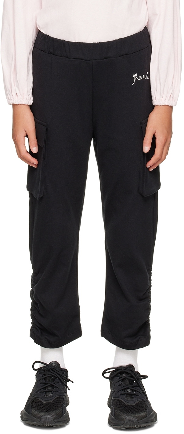 MARNI Kids Logo Joggers in Black