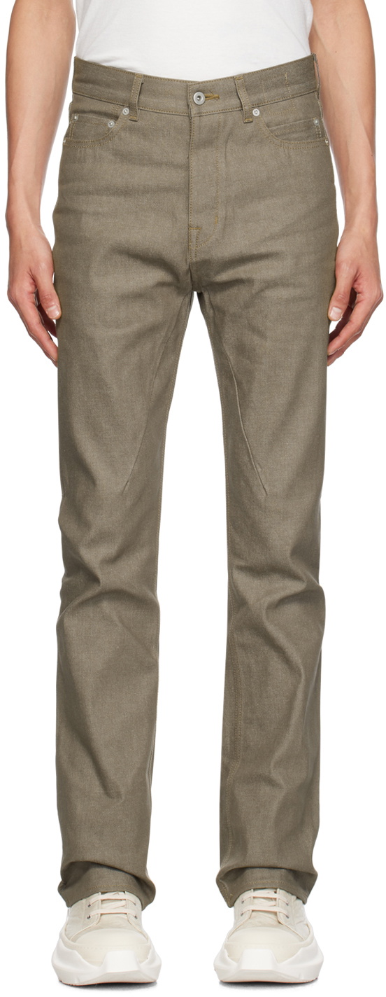 Rick Owens DRKSHDW Gray Jim Cut Jeans Rick Owens Drkshdw