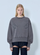 Jean Paul Gaultier Fleece Embroidered Sweatshirt