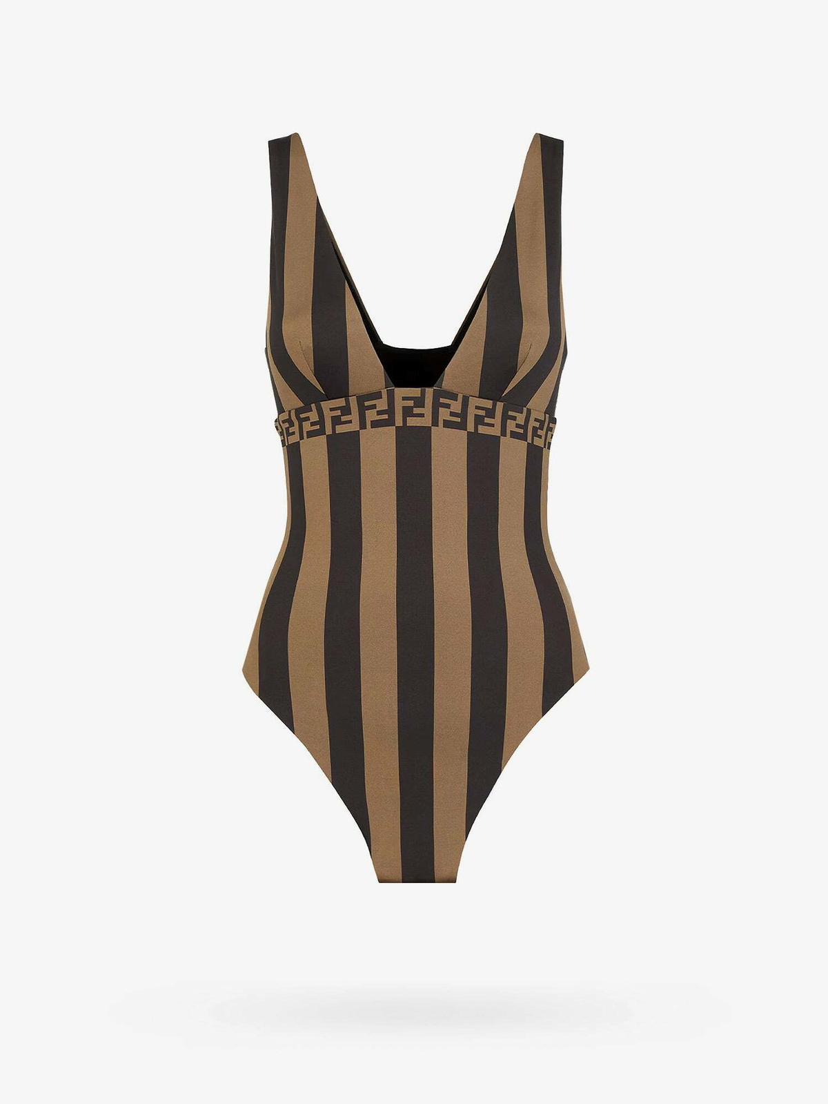 Fendi Swimsuit Brown Womens Swimwear Fendi