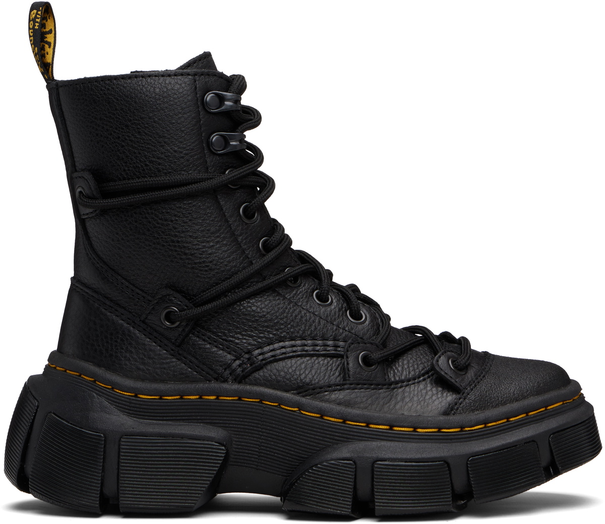 Dr. Martens Black DMXL Rigger Leather Boots Dr. Martens