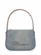 BLUMARINE - Small Denim Top Handle Bag