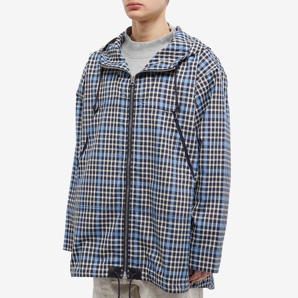 Nigel Cabourn Men's Zip Smock in Navy Check Nigel Cabourn Nigel Cabourn Men's Zip Smock in Navy Check Nigel Cabourn