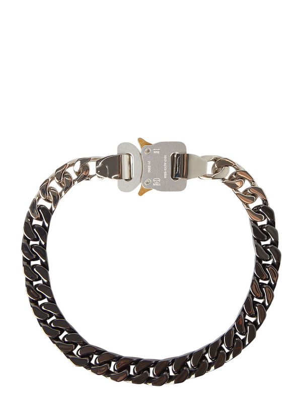 Photo: 1017 ALYX 9SM Two-Tone Signature Buckle Necklace
