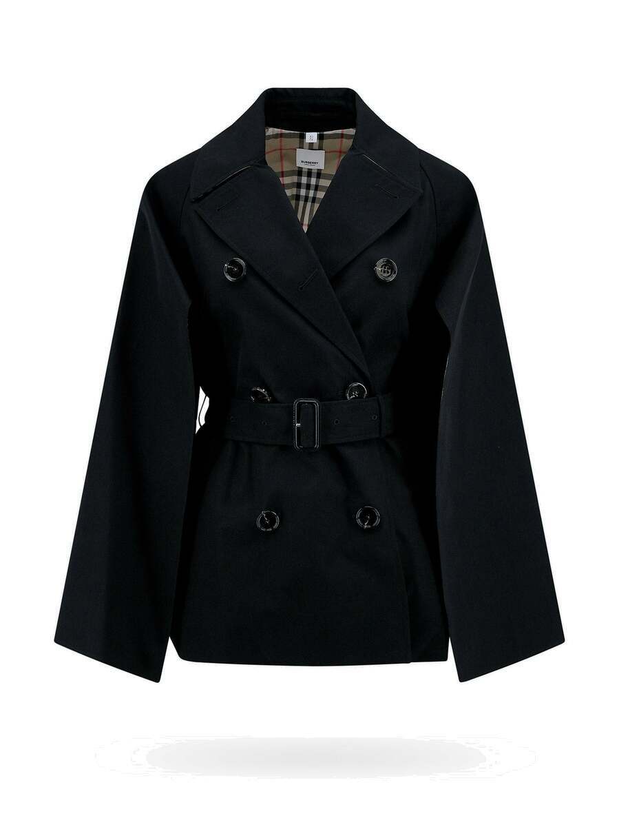 Burberry Trench Black Womens Burberry
