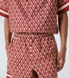 Valentino Toute La V cotton poplin Bermuda shorts