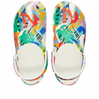 Crocs Women's Classic Retro Resort Clog in White/Multi
