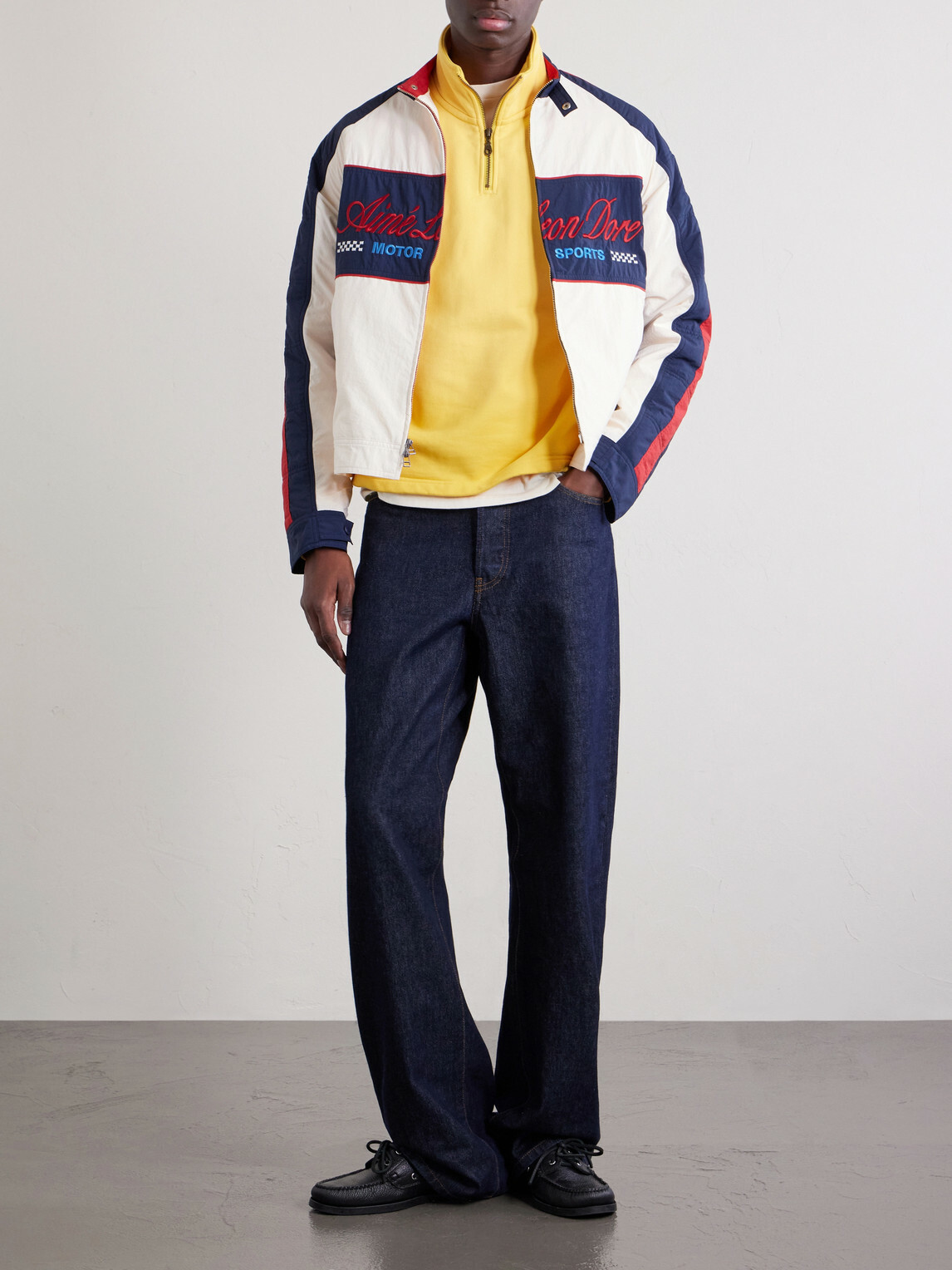Aimé Leon Dore - Logo-Embroidered Shell Lightweight Jacket - White