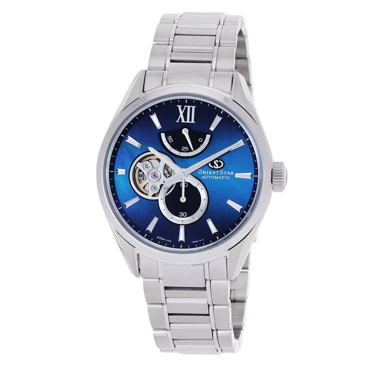Orient Star Automatic Blue Mother of Pearl Dial Mens Watch RE
