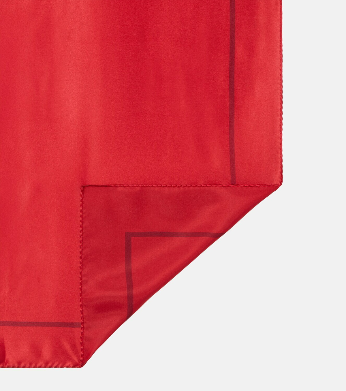 Saint Laurent Cassandre printed silk charmeuse scarf