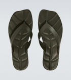 JW Anderson Leaf leather thong sandals