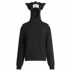Charles Jeffrey Loverboy Women's Merino Ears Balaclava Jumper in Black