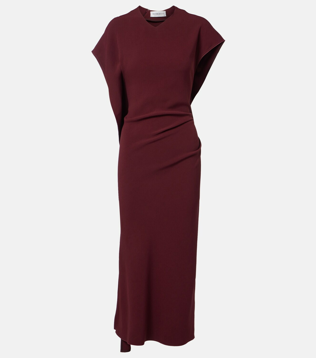 Victoria Beckham Victoria draped cady midi dress