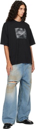 VETEMENTS Black 'Explicit Language' Boxy T-shirt